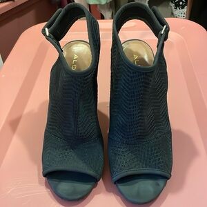 Aldo Peep Toe Block Heels